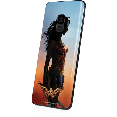 DC Comics Wonder Woman Movie Poster Stance Pose Galaxy S9 Skin